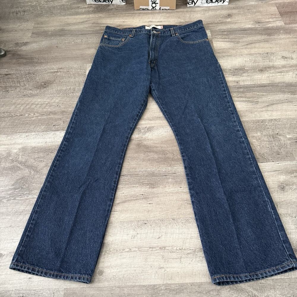Vintage Levi’s 517 Jeans Mens 38x32 Blue Dark Wash Boot Cut Denim Y2K Western